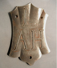 Cast Iron LAH Plaque   NP146